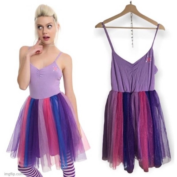 Hasbro Dresses & Skirts - My Little Pony MLP Women's Medium NWT Twilight Sparkle Tulle Mini Dress